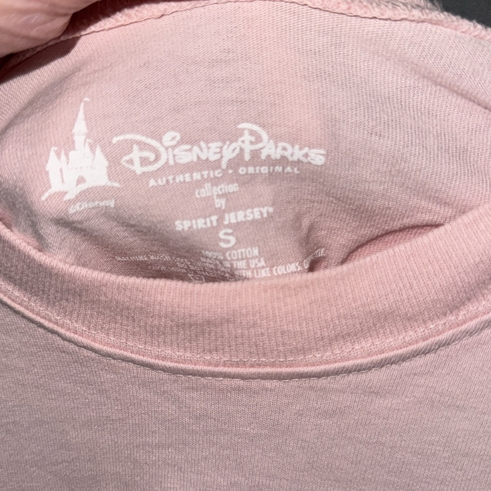 Disney Parks Spirit Jersey in Soft Pink, women’s small - Picture 7 of 7